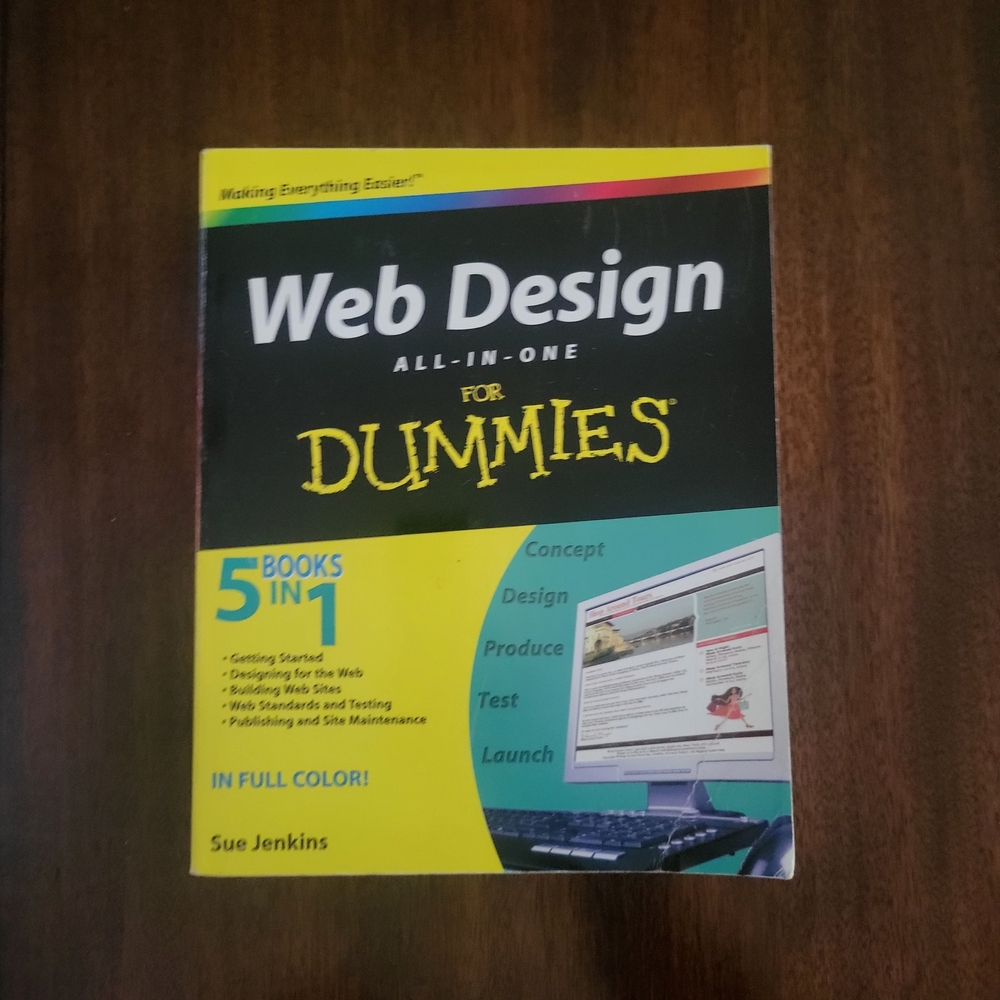Web Design All-in-One for Dummies Book - 2010